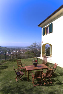 panorama dall'appartamento bed breakfast Dolce Colle Gabicce Monte