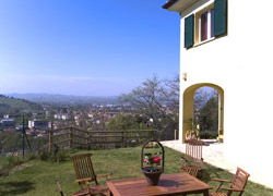 panorama dall'appartamento bed breakfast Dolce Colle Gabicce Monte